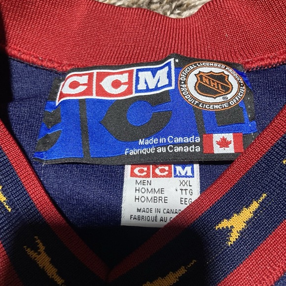 Atlanta Thrashers Hockey Jersey Mens 2XL White CCM Vintage NHL - Picture 3 of 8